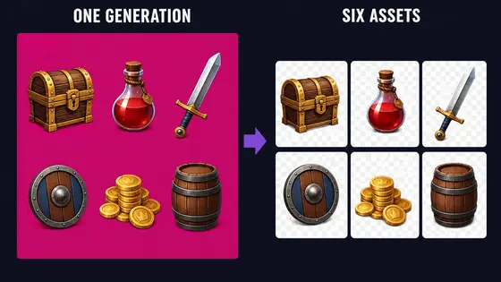 AI Game Assets   Clean Transparent PNGs