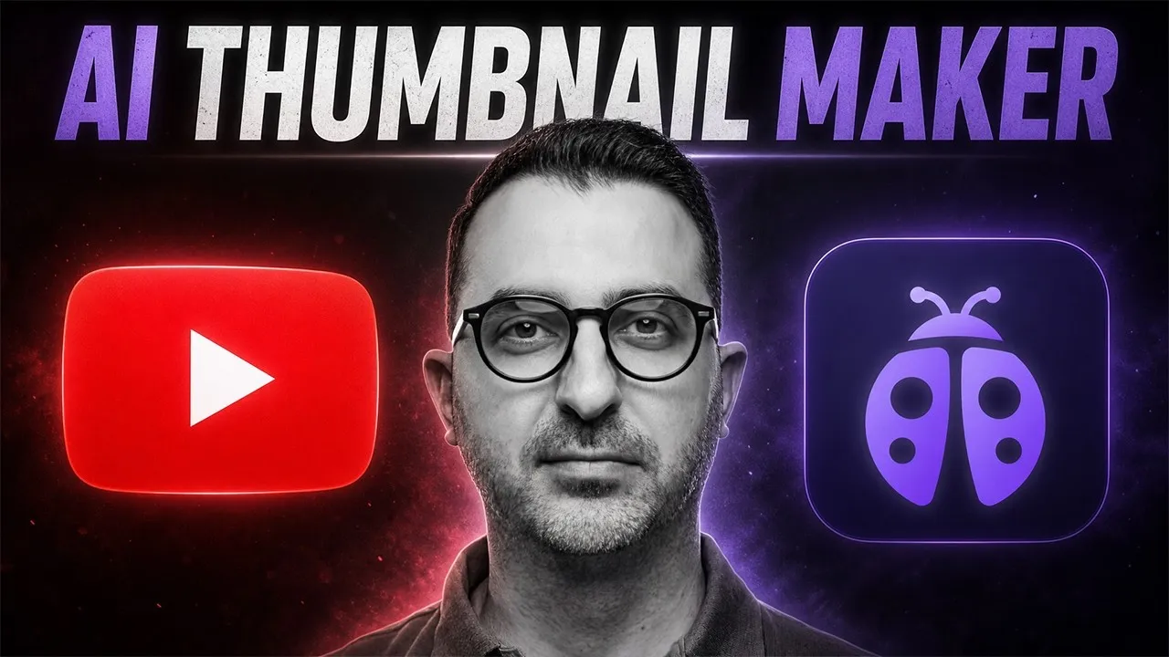 Video walkthrough of the Rangy AI thumbnail maker, with a thumbnail that was itself generated by the tool